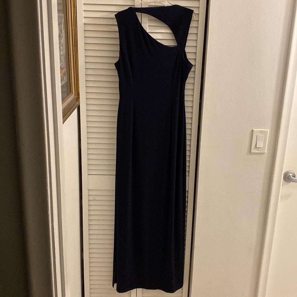 Calvin Klein Dress Size 10 Navy Blue - Picture 2 of 4